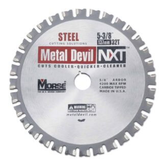 MK Morse 101332 NXT Stainless Steel Circular Saw Blade, 5-3/8-Inch Diameter, 5/8-Inch Arbor, 32 Teeth