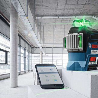 Bosch GLL3-330CG 360â° Connected Green-Beam Three-Plane Leveling and Alignment-Line Laser