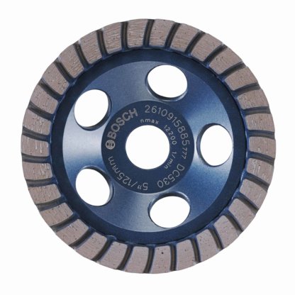 5 In. Turbo Row Diamond Cup Wheel for Finishing