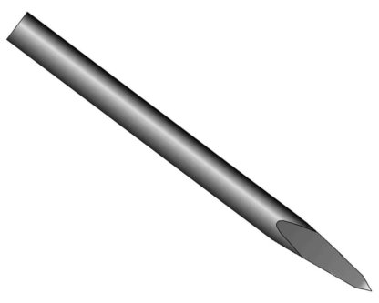 Bosch HS1813 - 12 In. Round Hex Bull Point Bit
