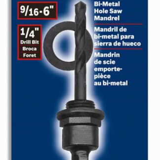 Bosch HSBAM - 9/16 In. to 6 In. Hole Saw Mandrel