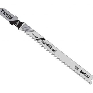Bosch T101BF - 5 piece 4 In. 10 TPI Hard Wood Cutting T-Shank Jig Saw Blade