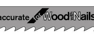 Bosch T111CF - 5 piece 4 In. 8 TPI Wood with Nails Cutting T-Shank Jig Saw Blades