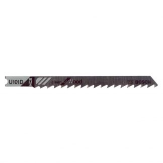 Bosch U101D - 5 piece 3-5/8 In. 5-6 TPI Wood Cutting U-Shank Jig Saw Blades