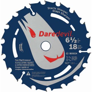 Bosch DCB618 6-1/2 In. 18 Tooth Edge Circular Saw Blade For Fast Cuts