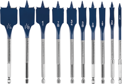 DSB5010 10 pc. Daredevilâ„¢ Standard Spade Bit Set