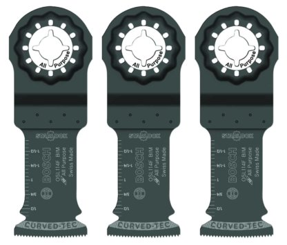 Bosch OSL114F-3 Starlock Bi-Metal Plunge Cut Blade (3 Pack), 1-1/4"