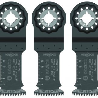 Bosch OSL114JF-3 Starlock Bi-Metal Extra Clean Plunge Cut Blade (3 Pack), 1-1/4"
