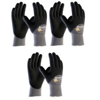 MaxiFlex 34-845 Gloves with Nitrile Micro-Foam Grip (34-845/L)