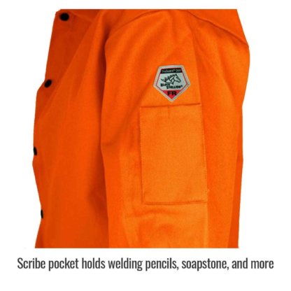 Revco TruGuardâ„¢ F09-30C FR WELDING JACKET, Orange
