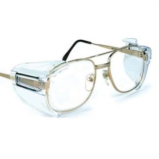 B52 Clear Safety Glasses Side Shields for Medium to Large Glasses (3 Pair)
