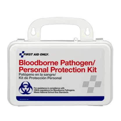 Blood Borne Pathogen (BBP) Unitized Spill Clean Up Kit, Plastic Case