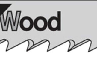 Bosch T101B - 5 piece 4 In. 10 TPI Wood Cutting T-Shank Jig Saw Blades