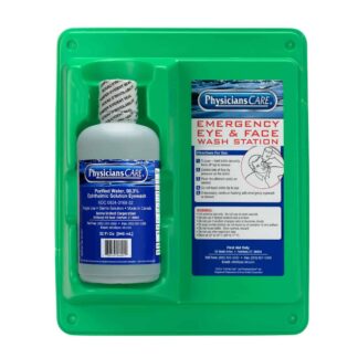 Eyewash Station, Single 32 Oz. Screw Cap Bottle