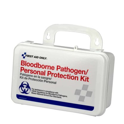 Blood Borne Pathogen (BBP) Unitized Spill Clean Up Kit, Plastic Case
