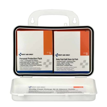 Blood Borne Pathogen (BBP) Unitized Spill Clean Up Kit, Plastic Case
