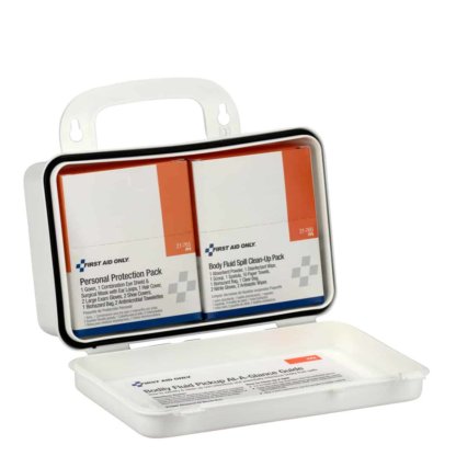 Blood Borne Pathogen (BBP) Unitized Spill Clean Up Kit, Plastic Case