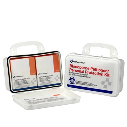 Blood Borne Pathogen (BBP) Unitized Spill Clean Up Kit, Plastic Case