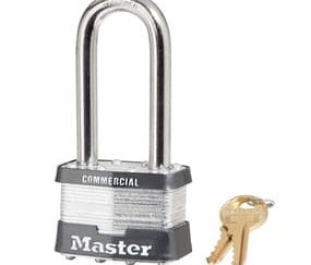 2in (51mm) Wide Laminated Steel Pin Tumbler Padlock with 2-1/2in (64mm) Shackle