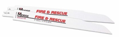 Morse 9"   14TPI   FIRE/RESCUE   RECIPROCATING  SAW BLADES   (PKG)
