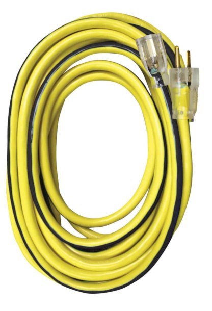 100' 10/3 SJTW UG Ext Cord YL/BK