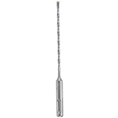5/32" x 6" SDS Plus Hammer Drill Bit, Number of Cutter Heads: 2